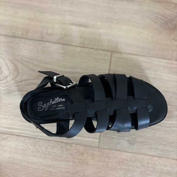 Seychelles Leather Platform Fisherman Sandals - Picture 1 of 4